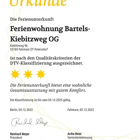 Bartels Kiebitzweg Og * Fehmarn